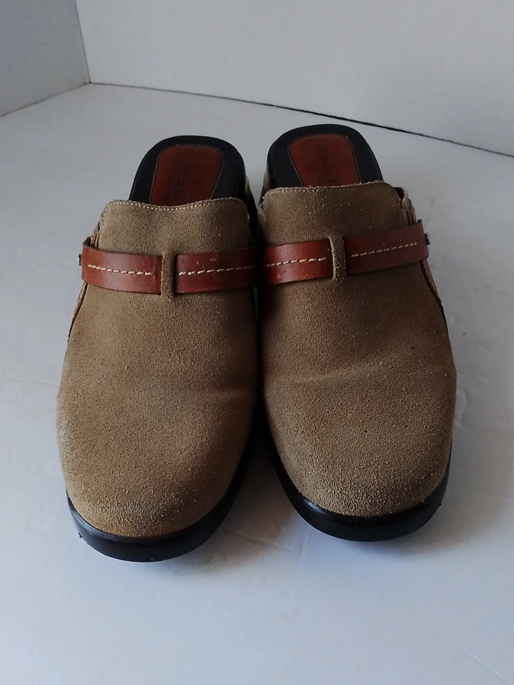 Cole Haan Country Nike Air Clog Tan 9.5 - Picture 3 of 15
